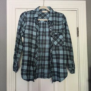 Altar’d State Blue Flannel XS